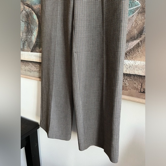 Aritzia Babaton Sadiki Pant in Camel/Navy Tt Houndstooth - Picture 5 of 14